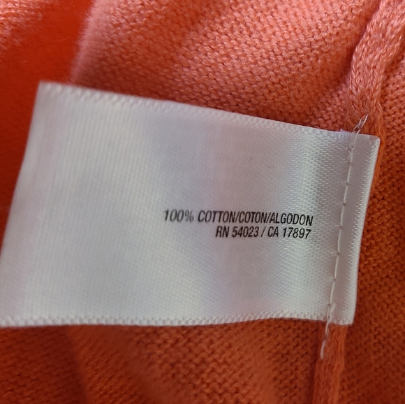 Coral cotton cardigan - Picture 4 of 5